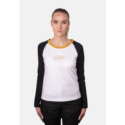 Abbildung von Forsberg Longsleeve Langarmshirt, Damen, Größe: Small, Weiß bronze