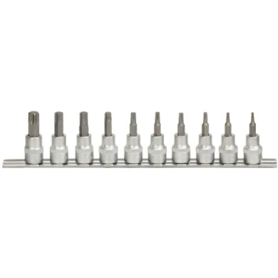 Abbildung von KS TOOLS 911.3935 Steckschlüsseleinsatz Set Torx Chrom Vanadium Stahl 3/8 Vierkant