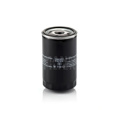 Abbildung von MANN FILTER W 719/12 Ölfilter 3/4 16 UNF mit einem Rücklaufsperrventil Anschraubfilter VOLKSWAGEN: TRANSPORTER 3 Bus