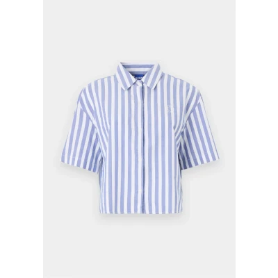 Abbildung von HUGO Eleisa Hemdbluse, Damen, Größe: 34, Open blue