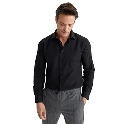 Abbildung von DeFacto Herren R4340AZ Shirt, Black, M