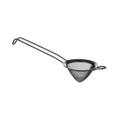 Abbildung von HENDI Barsieb, konisch, Cocktail sieb, Mesh Küchensieb, 75x220mm, Edelstahl, Schwarz