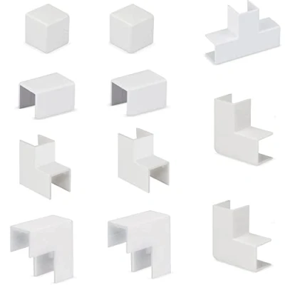 Abbildung von Lion Electric Kabelkanal Verbindungsstücke Multipack 15 * 10mm 11 Stücke zum Verbinden mehrerer Kabelkanalprofile zur Kabelführung, Kabelmanagement Zubehör Set für die Montage der Kabelkanäle