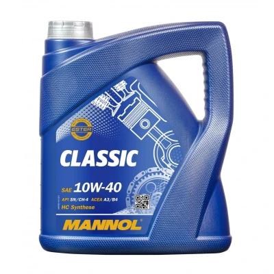 Abbildung von Mannol Conticlassic 10W 40 4l Motoröl MN7501 4 VOLKSWAGEN: Golf 5 Schrägheck, Polo II Classic, Passat B2 Variant, MERCEDES BENZ: A Klasse, 190