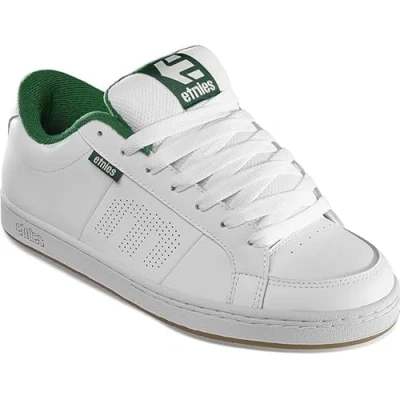 Abbildung von Etnies Kingpin Unisex Skateschuh, Größe: 39, White/green Leder/synthetik