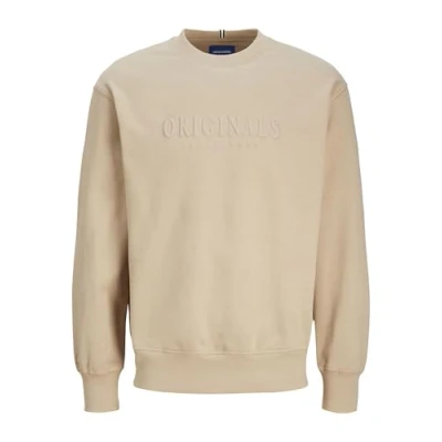 Abbildung von Jack &amp; Jones Sweatshirt, Herren, Größe: Large, Humus
