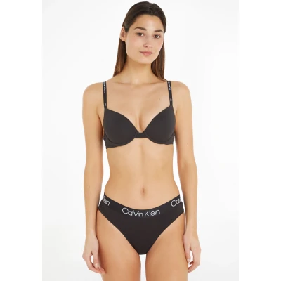 Abbildung von Calvin Klein Underwear Plunge Pushup BH, Damen, Größe: 80D, Black