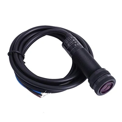 Abbildung von Infrarot Lichtschranke, E3F DS50C4 DC 6V 36V 300mA 50 cm Einstellbarer Diffus Lichtschranke Sensor optisch DREI Leitungen NPN NO (Normalerweise Geöffnet) Näherungsschalter