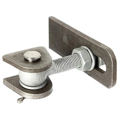 Abbildung von Alberts 411152 Torband für 180 Öffnung lange Ausführung feuerverzinkte Schrauben und Muttern, Bolzen Splint aus Edelstahl Gewinde M24