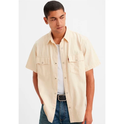 Abbildung von Levi&#039;s SS Western NEW Hemd, Herren, Größe: Medium, ecru