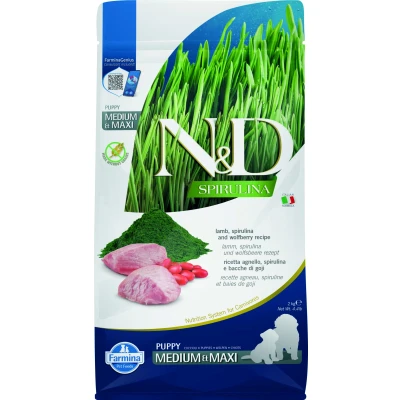 Abbildung von N&amp;D Spirulina Puppy Lamm medium/maxi 2,5 kg