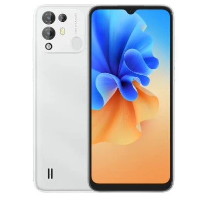 Abbildung von Blackview A55 PRO 4G Handy ohne Vertrag, Helio P22 Octa Core 4GB+64GB, 5MP+13MP Kamera, 6,53’’ HD+ IPS, 4780mAh Akku, Android 11 DUAL SIM Smartphone GPS, Gesichts Entsperrung Fingerabdruck Weiß