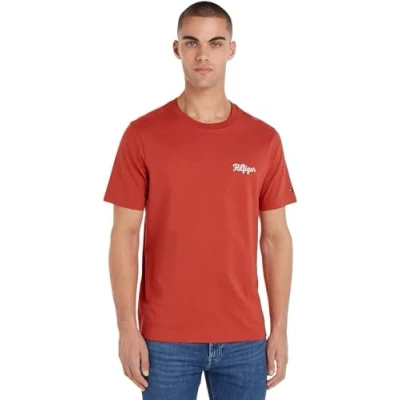 Abbildung von Tommy Hilfiger T Shirt &quot;HILFIGER CHAINSTITCH TEE&quot;, mit Markenprint auf der Brust