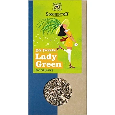 Abbildung von SONNENTOR Bio Grüntee, Die frische Lady Green Tee, lose, 90g (6er Pack)