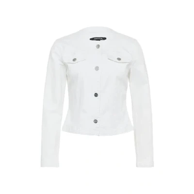 Abbildung von comma Jeansjacke, Damen, Größe: 40, Weiß