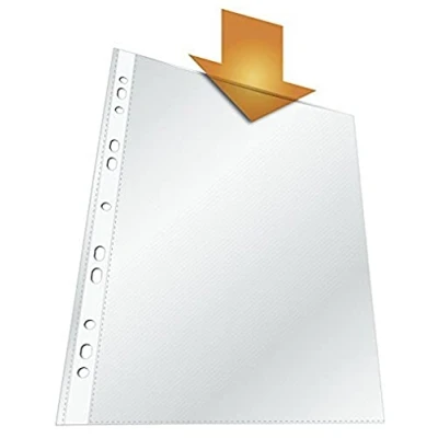 Abbildung von Durable Prospekthüllen DIN A4 Standard 0,035 mm, Made in Germany, 40 Stück, transparent, 265219