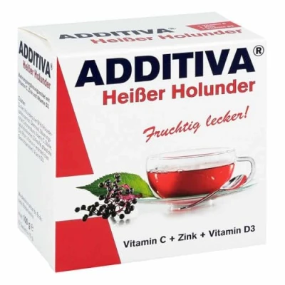 Abbildung von Additiva Heißer Holunder Pulver 100 g