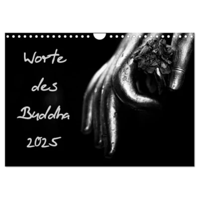 Abbildung von Worte des Buddha 2025 (Wandkalender DIN A4 quer), CALVENDO Monatskalender