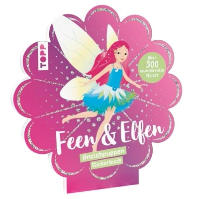 Abbildung von Anziehpuppen Stickerbuch: Feen &amp; Elfen: mit über 300 wundervollen Stickern