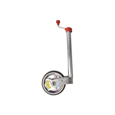 Abbildung von AL KO Bugrad 48 mm mit Stahlfelge und Vollgummirad inklusive Kurbel Drucklager Kugeldruckmanometer Anhängershop