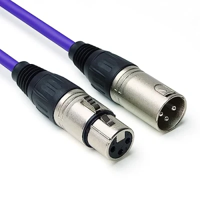 Abbildung von keepdrum mc001xx 10m pu Mikrofonkabel XLR 3 polig Lila