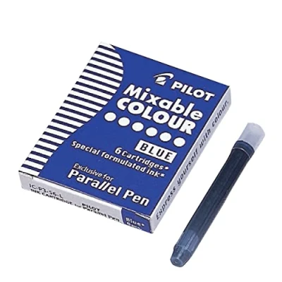 Abbildung von Pilot Füllhalterpatrone IC P für Parallel Pen blau