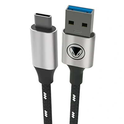 Abbildung von Snakebyte PS5 CHARGE &amp; DATA CABLE 5 USB 3.2 Typ C Kabel, Ladekabel und Datenkabel, Aufladen von PlayStation DualSense Controller, komp. mit Xbox Series X, Samsung, Huawei, uvm. Design