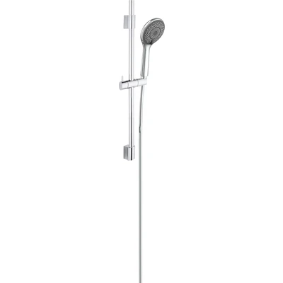 Abbildung von WENKO Stangenbrause Set &quot;Watersaving&quot;, Chrom, Länge Stange: 70 cm