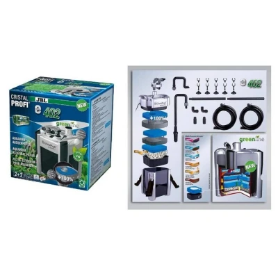 Abbildung von JBL GmbH &amp; Co. KG Aquariumfilter CRISTALPROFI e402 greenline Außenfilter für Aquarien von 40 120