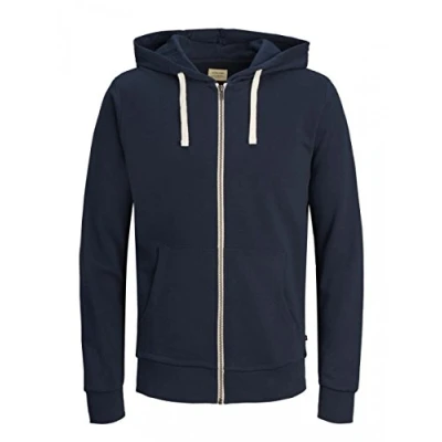 Abbildung von JACK &amp; JONES Herren Jjeholmen Zip Hood Noos Sweatjacke, Blau (Navy Blazer Fit: Reg Fit), XS EU