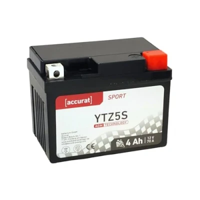Abbildung von Accurat Sport AGM YTZ5S Motorradbatterie 4Ah 12V