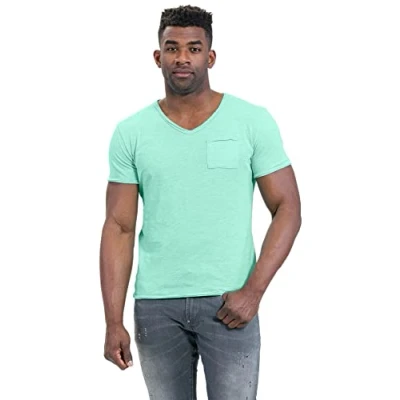Abbildung von Key Largo MT Water V NECK Tshirt basic, Herren, Größe: 3XL, Turquoise