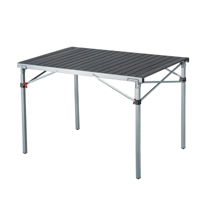 Abbildung von KingCamp Campingtisch Camping Rolltisch, Klapptisch Garten Falttisch Alu 107x70cm
