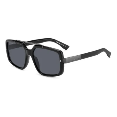 Abbildung von Dsquared2 Sonnenbrille, Herren, Größe: 57, Black