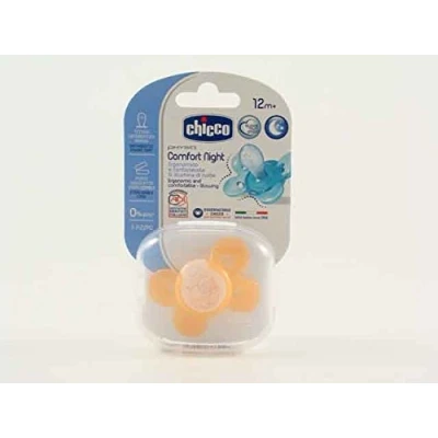 Abbildung von Chicco Physio Comfort Nacht Silikon Schnuller Hellblau 16 36 m