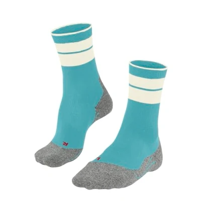 Abbildung von FALKE Damen Wandersocken TK Stabilizing W So Wolle Funktionsmaterial antiblasen dick 1 Paar, Blau Turquoise 6206, 35 36
