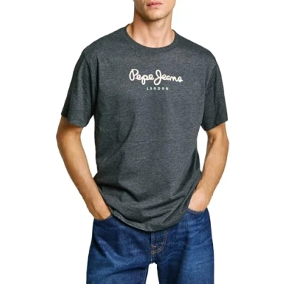 Abbildung von Pepe Jeans EGGO Tshirt print, Herren, Größe: Medium, Graphite grey