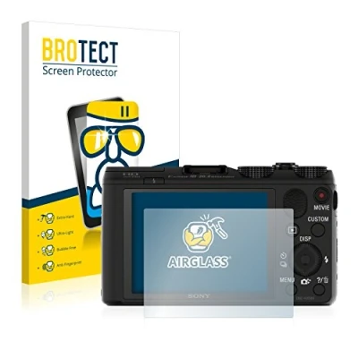 Abbildung von BROTECT Schutzglas für Sony Cyber Shot DSC HX50V Schutzfolie Panzer Folie Glas [Extrem Kratzfest 9H, Anti Fingerprint, Ultra Transparent]