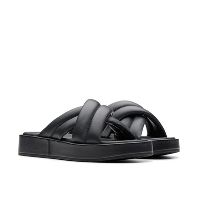 Abbildung von Clarks Hausschuh &quot;Alda Glide&quot;, Slides, Schlappen mit gepolsterter Bandage