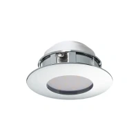 Abbildung von Eglo 95818 Hochvolt LED Einbauleuchte Pineda in chrom 1X6W Ø 7,8cm IP44