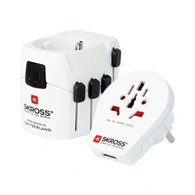 Abbildung von SKROSS Weltreiseadapter PRO World und USB 7A