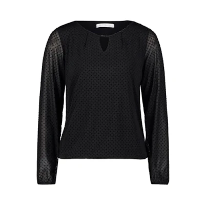 Abbildung von Betty &amp; Co MIT Raffung Bluse, Damen, Größe: Large, schwarz