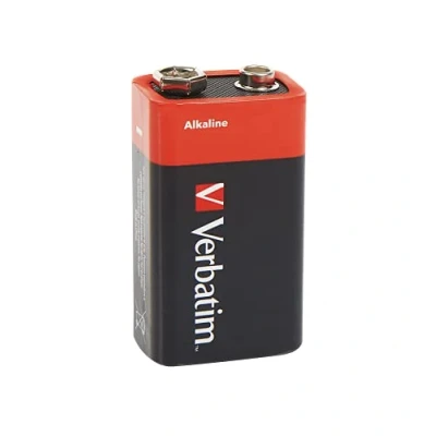 Abbildung von Verbatim 9V Alkalibatterien, Einwegbatterie, Alkali, 9 V, 1 Stück(e), Mehrfarbig, 46 g