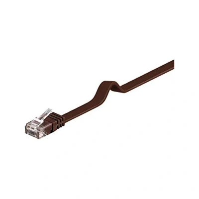 Abbildung von Goobay 95895 CAT 6 Flach Patchkabel, U/UTP, Dunkelbraun