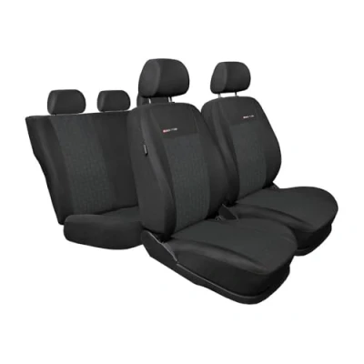 Abbildung von Mossa Maßgeschneiderte Sitzbezüge Auto kompatibel mit FIAT Doblo III FL Van (2014 2019) Autositzbezüge Schonbezüge für Autositze E1