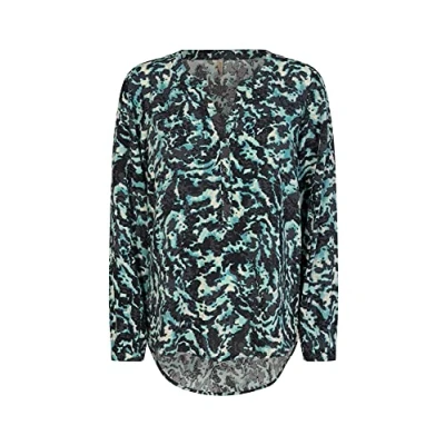 Abbildung von SOYACONCEPT Damen SC Blenda 1 Bluse, 6404 Green Haze Combi, Medium