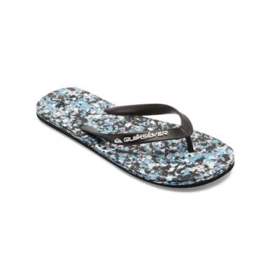 Abbildung von Quiksilver Molokai Recycled Zehentrenner, Herren, Größe: 45, Black denim Kunststoff