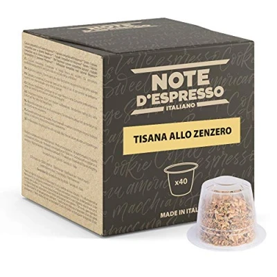 Abbildung von Note D&#039;Espresso Ingwer Kapselmaschinen ausschließlich kompatibel mit NESPRESSO 40 caps