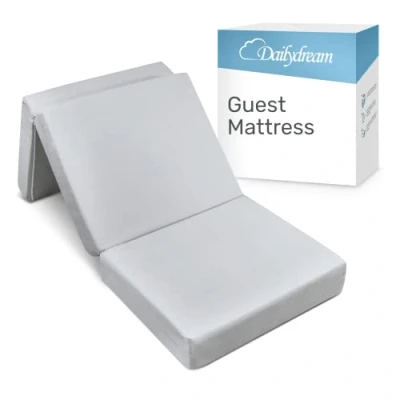 Abbildung von Dailydream Faltbare Gästematratze, mit viskoelastischem Schaumstoff, 75x195x14cm