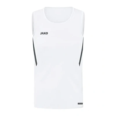 Abbildung von JAKO Kinder Tanktop Challenge, Weiß/Anthra Light, 140